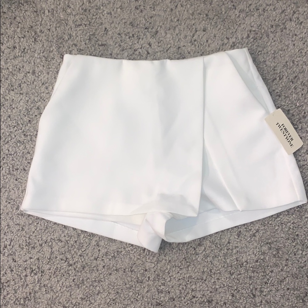 White Skort